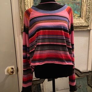 We The Free Multicolor Striped Sweater